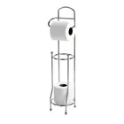 Showerdrape Wire Toilet Roll & Spare Paper Holder Combination