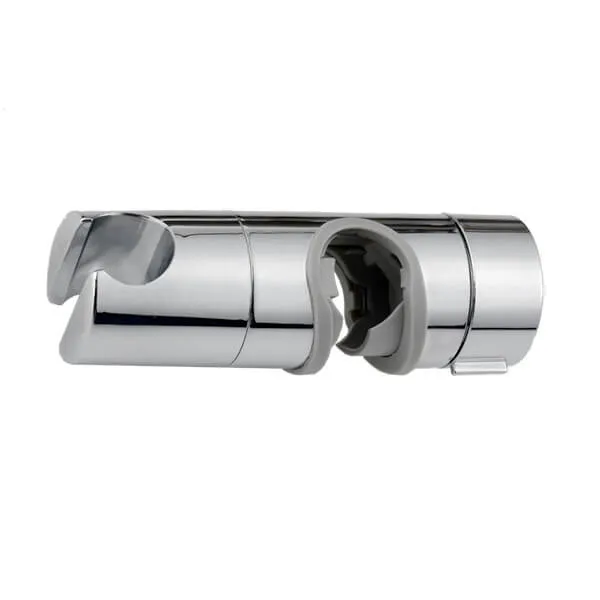 Showerdrape Universal Chrome Shower Rail Slider Attachment for 18-25mm Riser Rail