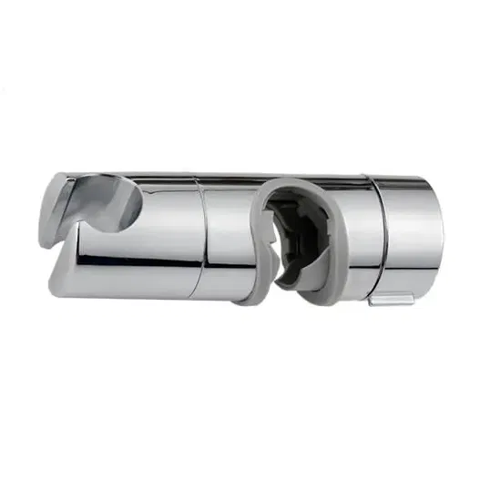 Showerdrape Universal Chrome Shower Rail Slider Attachment for 18-25mm Riser Rail