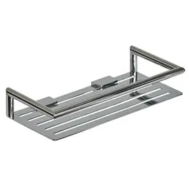 Showerdrape Verso Chrome Stainless Steel Wall Mounted Bottle Basket
