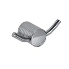 Showerdrape Vitality Chrome Stainless Steel Wall Mounted Double Robe Hook