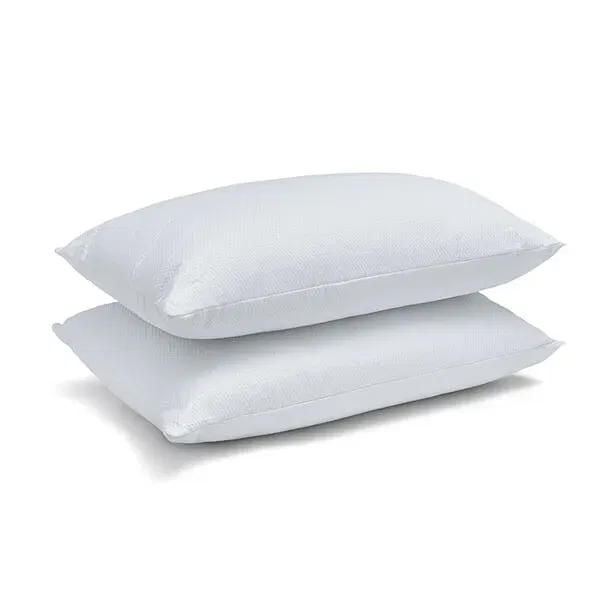 Catherine Lansfield Soft Touch Quilted 2 Pillow Pack White