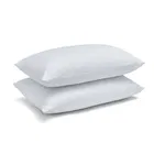 Catherine Lansfield Soft Touch Quilted 2 Pillow Pack White