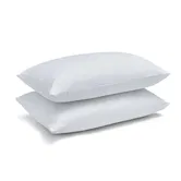 Catherine Lansfield Soft Touch Quilted 2 Pillow Pack White