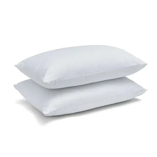 Catherine Lansfield Soft Touch Quilted 2 Pillow Pack White