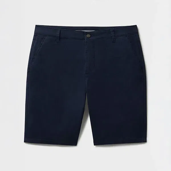 Crew Clothing Mens Bermuda Chino Stretch Shorts Heritage Dark Navy