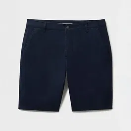 Crew Clothing Mens Bermuda Chino Stretch Shorts Heritage Dark Navy