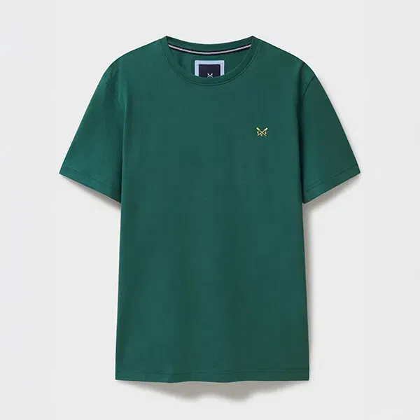 Crew Clothing Mens Classic Crew Neck T-Shirt Teal