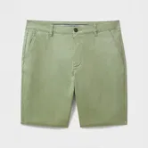 Crew Clothing Mens Bermuda Chino Stretch Shorts Oil Green