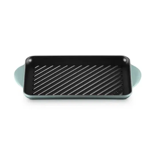 Le Creuset Signature Sea Salt Cast Iron 32cm Rectangular Grill