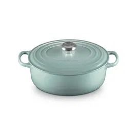 Le Creuset Signature Sea Salt Cast Iron 27cm Oval Casserole