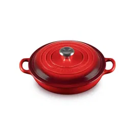 Le Creuset Signature Cerise Cast Iron 22cm Shallow Casserole