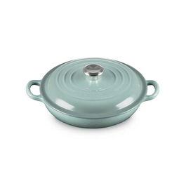 Le Creuset Signature Sea Salt Cast Iron 22cm Shallow Casserole