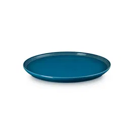 Le Creuset Deep Teal Stoneware Coupe Collection 27cm Dinner Plate
