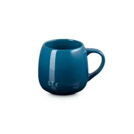 Le Creuset Deep Teal Stoneware Coupe Collection Mug