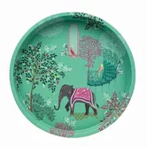 Sara Miller India Deep Well Tin Tray