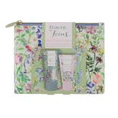 Heathcote & Ivory Flower Of Focus Nourish & Glow Velvet Washbag