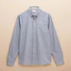 Joules Mens Blue Stripe Oxford Long Sleeve Classic Fit Shirt