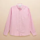 Joules Mens Pink Stripe Oxford Long Sleeve Classic Fit Shirt