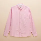 Joules Mens Pink Stripe Oxford Long Sleeve Classic Fit Shirt