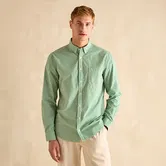 Joules Mens Green Gingham Abbott Classic Fit Poplin Shirt