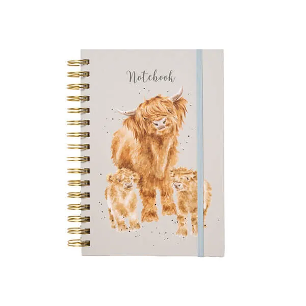 Wrendale Designs 'Highland Coo' Highland Cow A5 Notebook