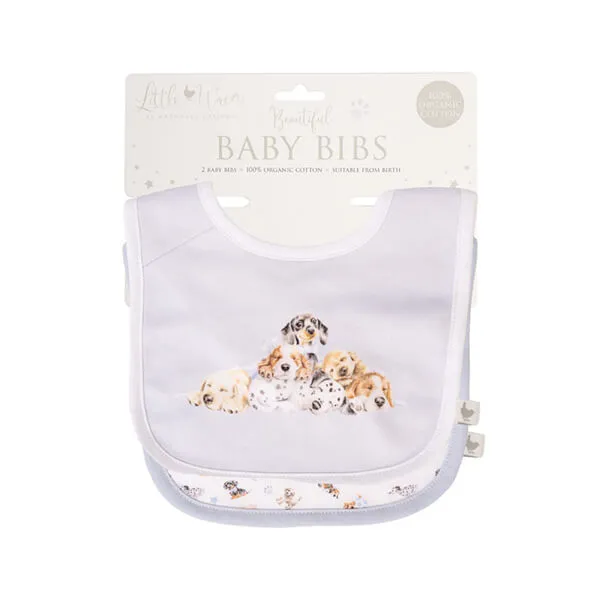 Wrendale Designs 'Little Paws' Dog Bib Gift Set