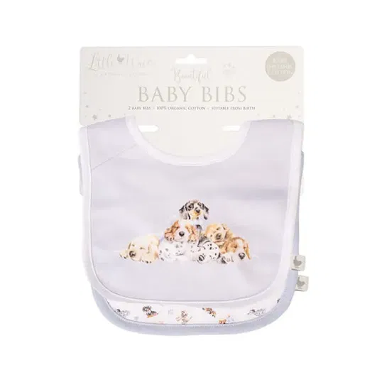 Wrendale Designs `Little Paws` Dog Bib Gift Set