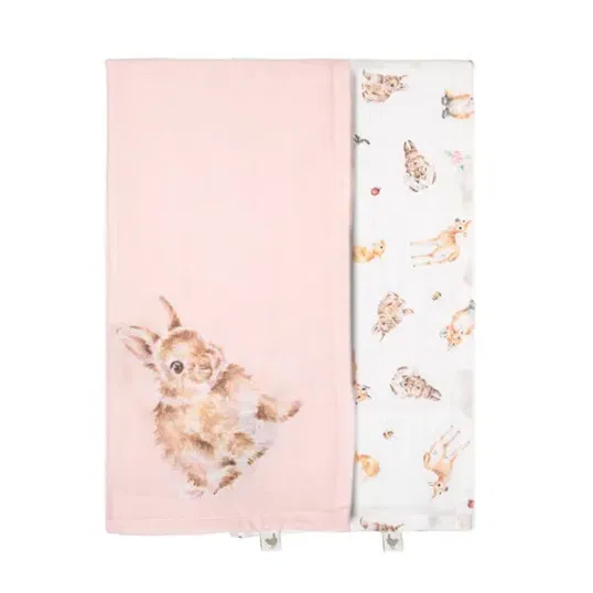 Wrendale Designs `Little Forest` Woodland Animal Muslin Gift Set