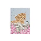 Wrendale Designs `Just for Moo` Highland Cow A6 Notebook