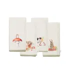 Wrendale Designs `Garden Friends` Set of Four Animal Fabric Napkins