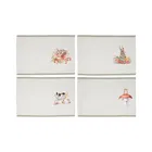 Wrendale Designs `Garden Friends` Set of Four Animal Fabric Placemats
