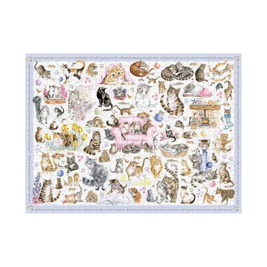 Wrendale Designs `Feline Friends` Cat Jigsaw Puzzle