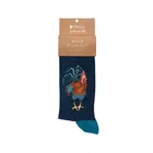Wrendale Designs `Colours of the Rainbow` Cockerel Men`s Socks
