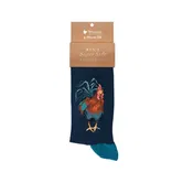 Wrendale Designs 'Colours of the Rainbow' Cockerel Men's Socks