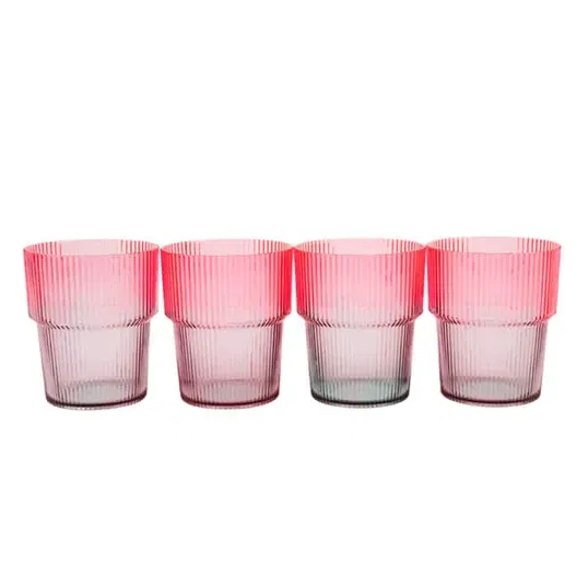 Summerhouse by Navigate Coconut Grove Ombre Set of 4 Stacking Tumblers