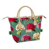Summerhouse by Navigate Sarah Kelleher Hydrangea Plantation Teal 2 in 1 Convertible Lunch Tote