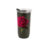Summerhouse by Navigate Sarah Kelleher Hydrangea Dark Stone Insulated Travel Mug