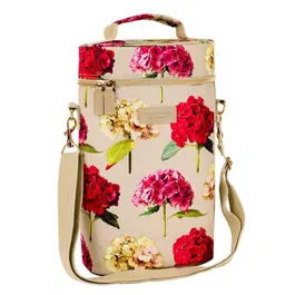 Summerhouse by Navigate Sarah Kelleher Hydrangea Natural Stone Insulated Double Bottle Cooler