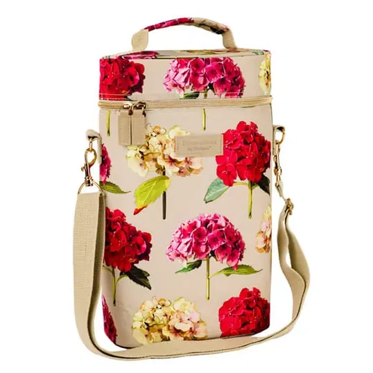 Summerhouse by Navigate Sarah Kelleher Hydrangea Natural Stone Insulated Double Bottle Cooler