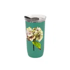 Summerhouse by Navigate Sarah Kelleher Hydrangea Plantation Teal Insulated Travel Mug