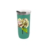 Summerhouse by Navigate Sarah Kelleher Hydrangea Plantation Teal Insulated Travel Mug