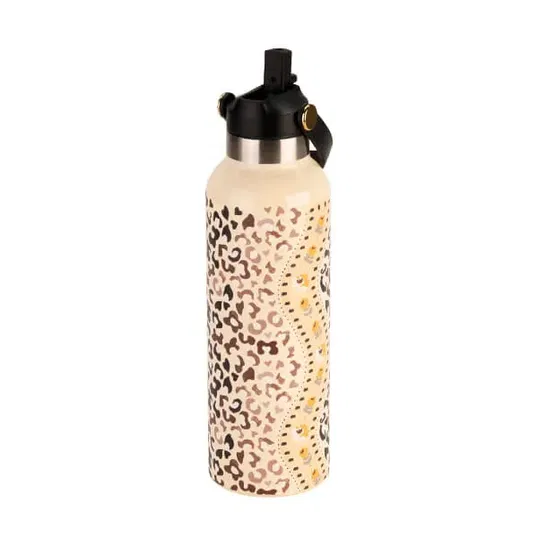 Cath Kidston Leopard Stainless Steel Water Bottle 500ml