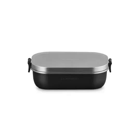 Le Creuset Satin Black On The Go Lunch Box 900ml