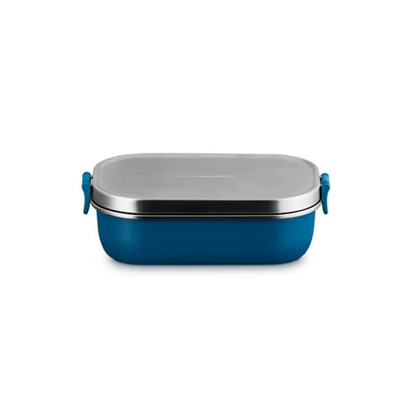 Le Creuset Deep Teal On The Go Lunch Box 900ml