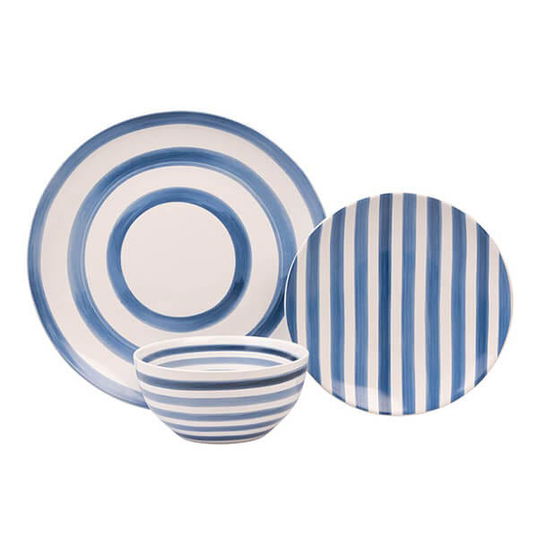 Mary Berry At Home 12 Piece Dinner Set Blue
