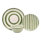 Mary Berry At Home 12 Piece Dinner Set Green