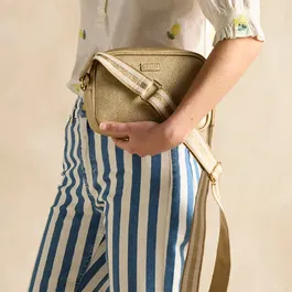 Joules Gold Trent Cross Body Bag