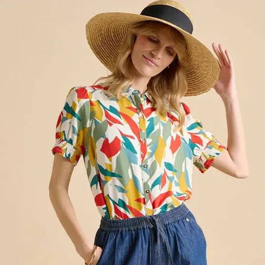 Brakeburn Falling Leaves Blouse