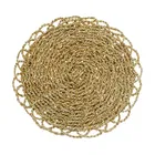 Walton & Co Circular Decorative Pandanus Grass Mat